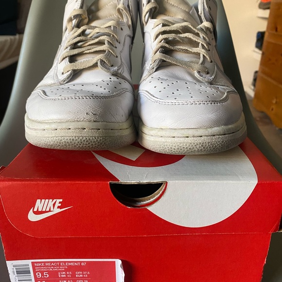 Men's White Sneakers - Picture 2 of 5